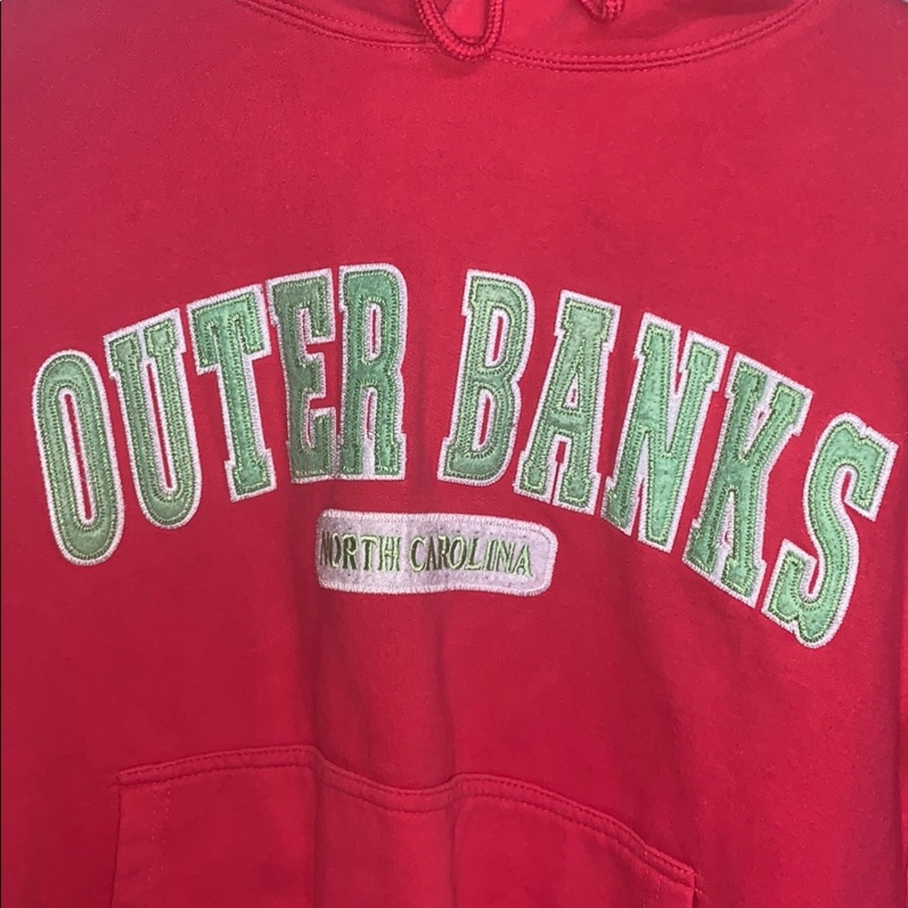 hot pink OUTER BANKS sweatshirt - Picture 2 of 6